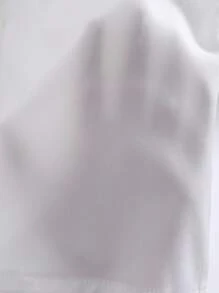 Bộ thời trang bé gái Tương phản Mesh Nút phía trước Khối Màu Dễ thương - Hồng - Xem 7