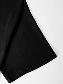 Manfinity EMRG Men Plus Floral & Slogan Graphic Tee - Black - View 5