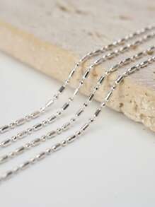 1 gói chuỗi trang trí nghệ thuật móng tay - Bạc - Xem 3