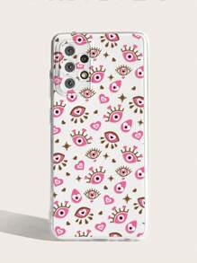 Ốp điện thoại trong suốt họa tiết mắt - Nhiều màu - Xem 4