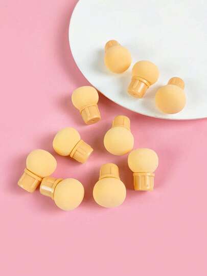 Nail Art Smudge Sponge, 10pcs Plastic Nail Sponge For Ombre Nail Art Tool