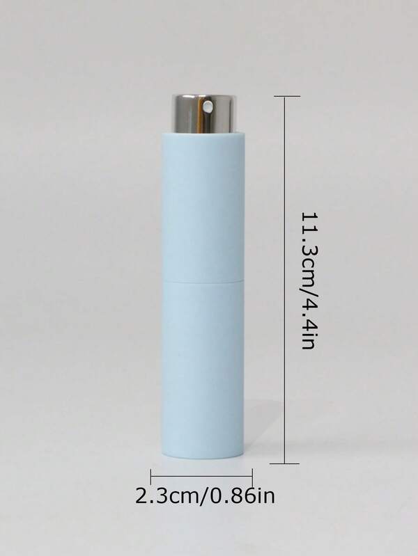 10ML Refillable Perfume Bottle Rotating Aluminum Cosmetic Spray Empty Perfume Bottle Travel