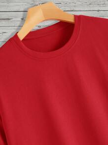 Manfinity Homme Men Playing Card Print Tee - Red - View 5