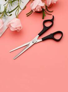 2pcs Stainless Steel Pet Hair Scissors For Dog And Cat For Grooming - Black and White - View 3