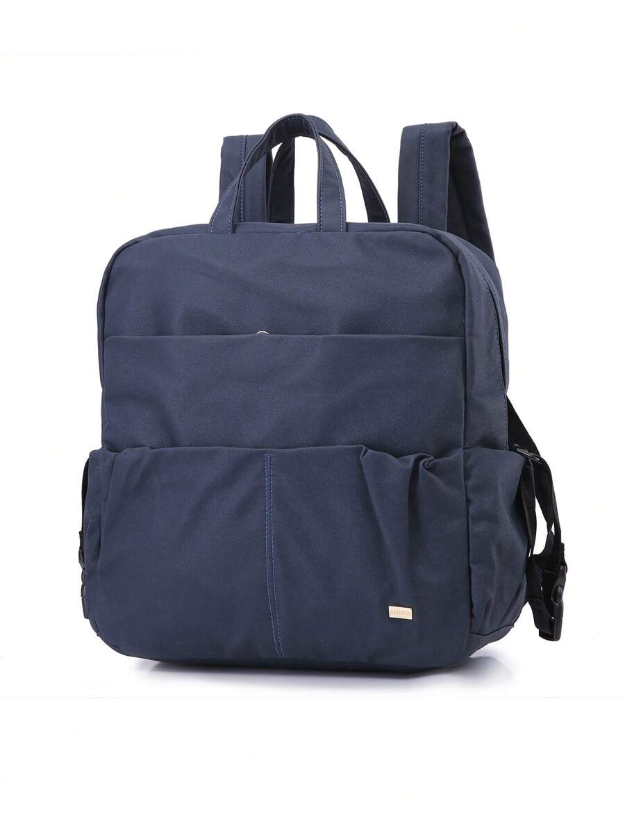 Baby Large Capacity Diaper Bag - Navy Blue - View 1