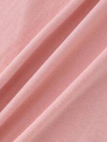 SHEIN Boys Solid Round Neck Tee - Baby Pink - View 3