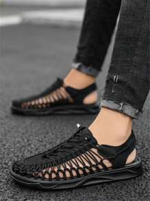 Giày Sandal Nam - màu đen - Xem 2