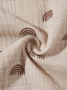 1pc Rainbow Pattern Baby Stroller/Pram Cover Dust Proof Cover - Multicolor - View 3