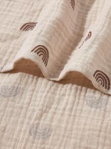 1pc Rainbow Pattern Baby Stroller/Pram Cover Dust Proof Cover - Multicolor - View 4