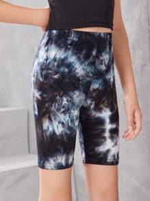 SHEIN Leggings Bé Gái Cà vạt nhuộm - Nhiều màu - Xem 5