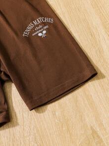 SHEIN Bộ hai mảnh Gái Lá thư Giải trí - Nhiều màu - Xem 6