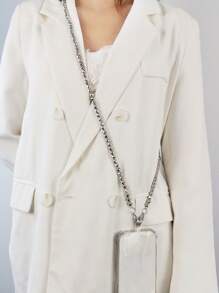 Crossbody Phone Lanyard - Dark Grey - View 1