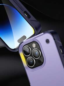 Vỏ điện thoại chống rơi có giá đỡ có thể gập lại - Màu tím - Xem 5