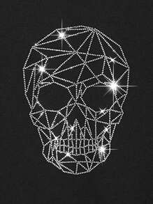 Manfinity VCAY Áo thun nam vừa vặn cổ tròn tay ngắn Graphic Tee Áo cotton mùa hè - màu đen - Xem 5