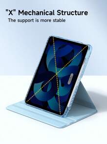 透明 PU 可旋转外壳，适用于 Kindle - 藍色 - 查看 7