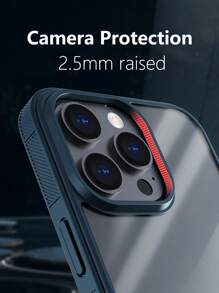 Habyby 硬质 PC 背面防震不变黄外壳适用于 iPhone 11/iPhone 13/iPhone 14/iPhone 15/iPhone 12 - 藍色 - 查看 7