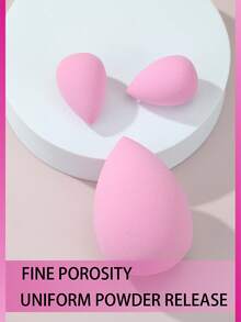 baopinger 3 st sminksvampar, billiga, presenter, smink, sminkverktyg, billiga grejer, presenter, presenter till kvinnor, julklappar - Rosa - Visa 5