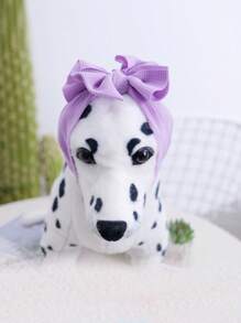 1pc Bow Decor Pet Headwear - Multicolor - View 1