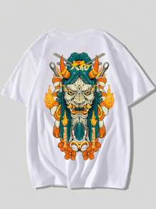 Project Youkaiverse Guys Cartoon Graphic Tee - White - View 1