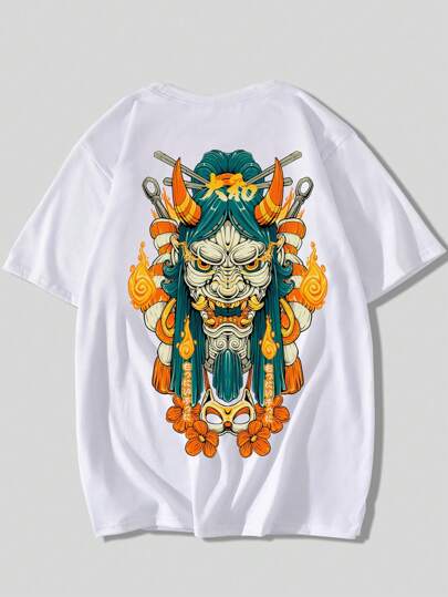 Project Youkaiverse Männer T-Shirt mit Cartoon Grafik,