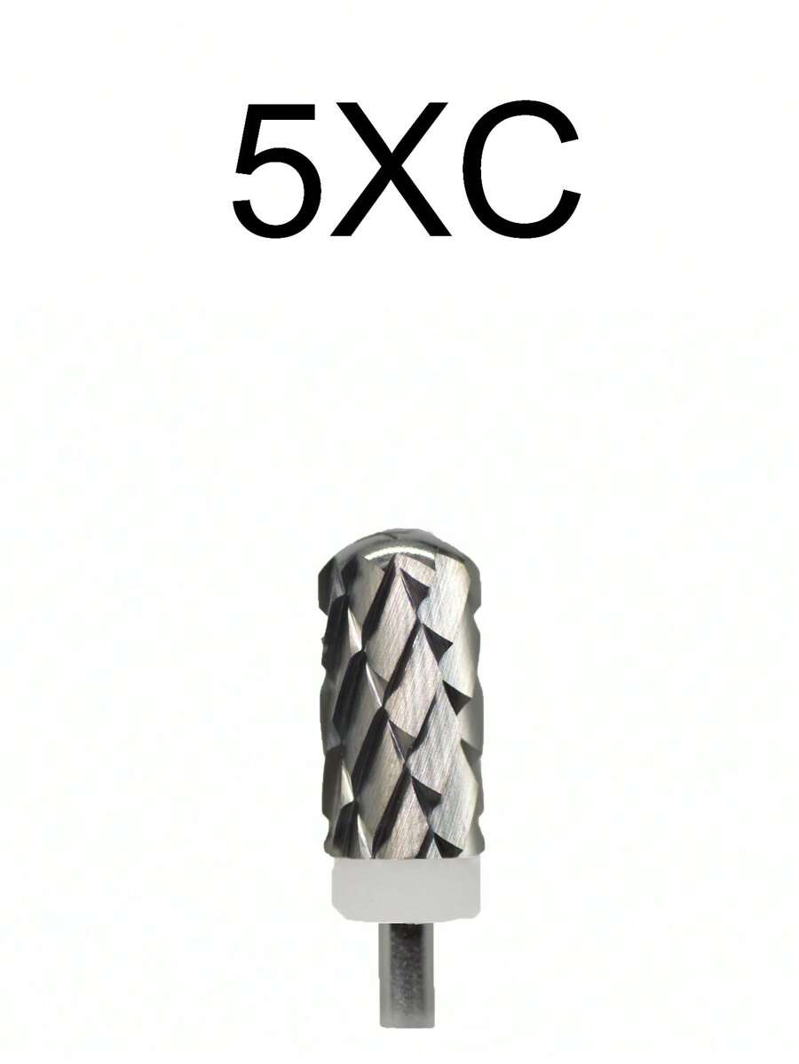 安全美甲鑽頭1入組鎢鋼專業美甲工具 - 灰色 - 查看 1