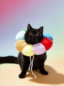 1pc Flower Shaped Pet Recovery Collar For Dog And Cat For Prevent Licking - Multicolor - View 1