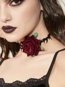 ROMWE Goth Vòng cổ - Nhiều màu - Xem 3