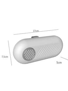 1入組汽車遮陽板眼鏡收納盒 - 白色 - 查看 9