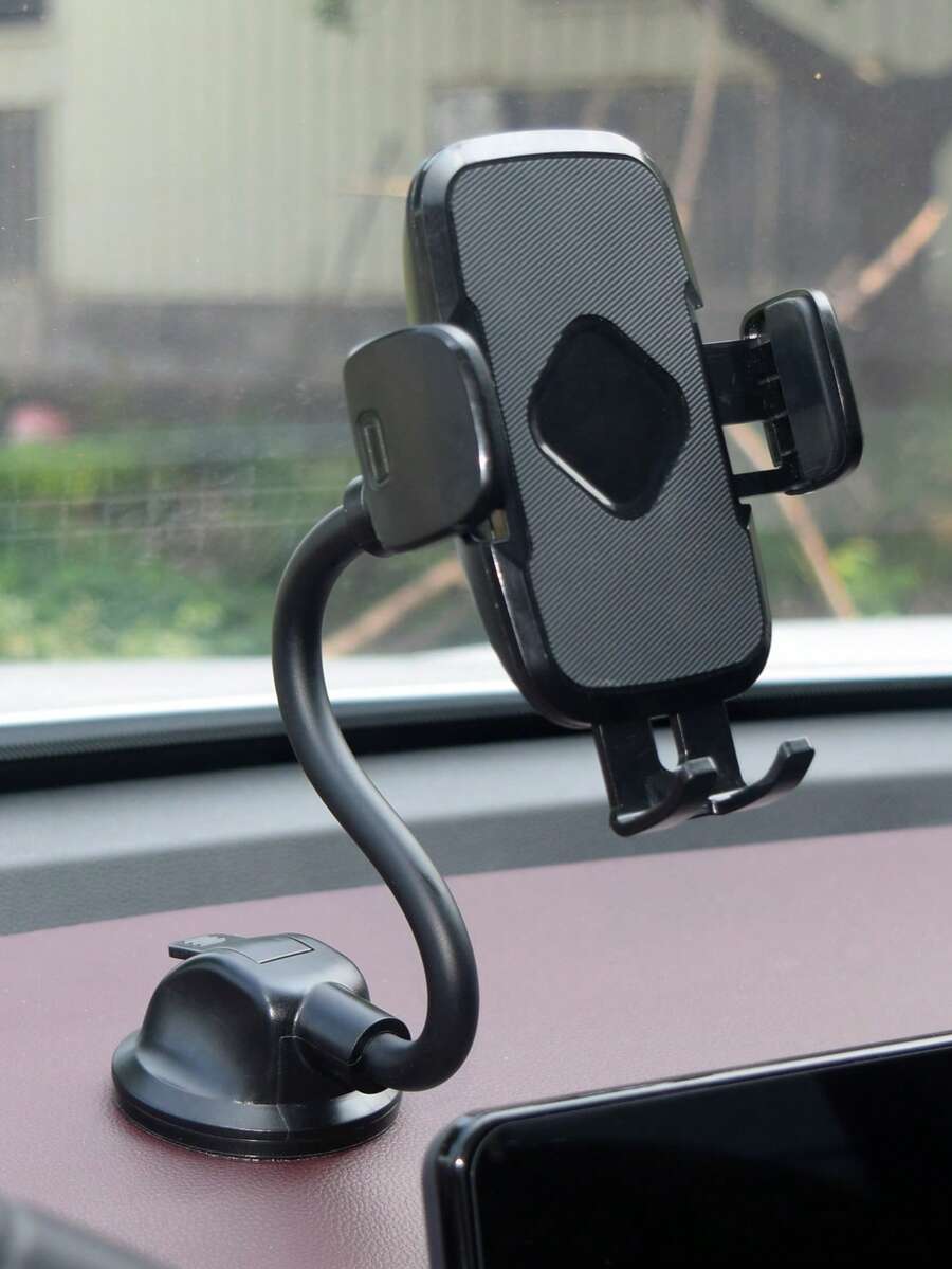 可旋轉手機車載支架 - 黑色 - 查看 1