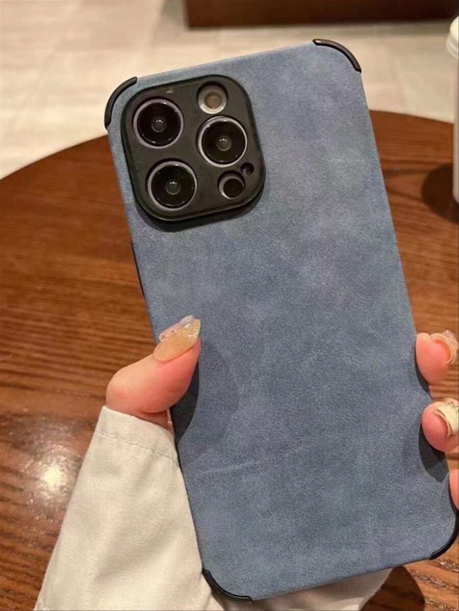 Plain Anti-fall Phone Case - Blue - View 1