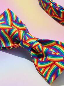 2pcs Geometric Pattern Pet Collar, Colorful Portable Pet Collar For Pet - Multicolor - View 5