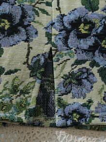 SHEIN Unity Plus Floral Print Split Hem Skirt - Multicolor - View 6