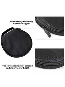 1pc Car Portable CD DVD Case 20 Capacity Storage Bag - Black - View 4