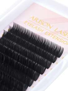 1 hộp CD Curl 16mm Hàng dày đặc trồng hàng mi riêng lẻ - màu đen - Xem 3