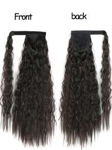 Tóc Dài Xoăn Đuôi Ngựa Tổng Hợp - màu nâu - Xem 4