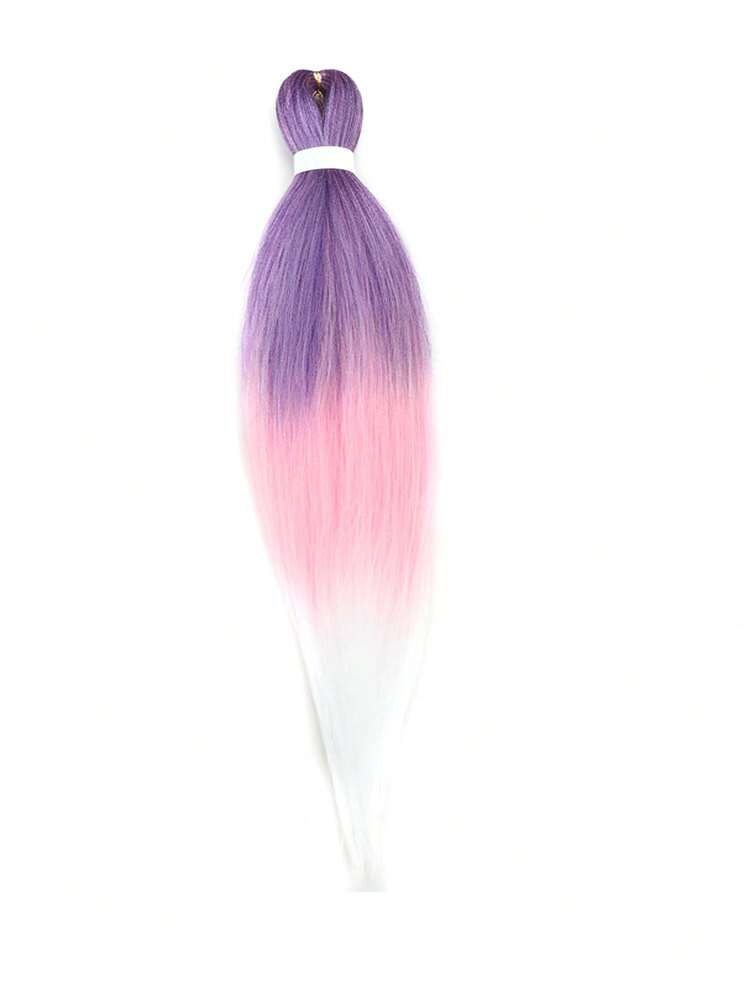 Long Yaki Straight Synthetic Hair Braid - Multicolor - View 3