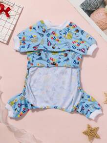 1 Gói Puppy Dessert Print Pet Pyjamas cho ngày sinh nhật - Nhiều màu - Xem 2