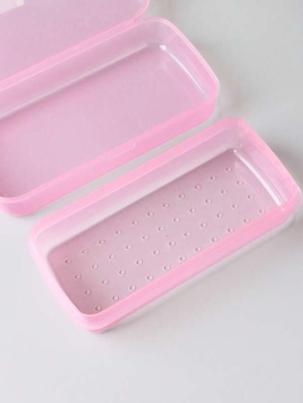 Transparent Plastic Nail Tool Sterilizer Box Nail Art Sterilization