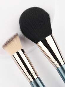 Bộ 12 cọ trang điểm, Bộ cọ, Bộ cọ trang điểm, Bộ cọ trang điểm, Bộ trang điểm hoàn chỉnh, Bộ cọ trang điểm, Bộ trang điểm hoàn chỉnh, Bộ cọ, Bộ cọ trang điểm, Bộ quà tặng trang điểm, Bộ - Màu xanh nhạt - Xem 4