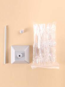 FULL BEAUTY 60入組美甲色卡展示架透明假指甲練習技巧棒螺旋展示架美甲練習工具適用於沙龍拋光凝膠展示 - 灰色 - 查看 2