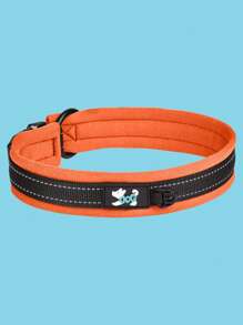 1入組橘色可調節寵物項圈適用於戶外 - 橘色 - 查看 2