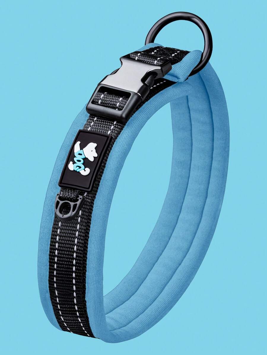 1 vòng cổ chó có thể điều chỉnh màu xanh, ngoài trời - Màu xanh lam - Xem 1