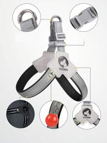 1入組透氣寵物背帶適用於狗狗適用於戶外 - 彩色 - 查看 4