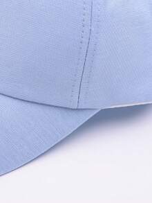 Baby Solid Baseball Cap For All Season - Baby Blue - View 3