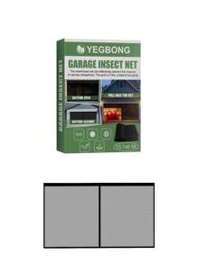 1pc Magnetic Garage Door Net - Black - View 4