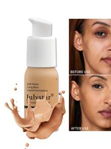 Julystar 控油粉底液，30 毫升持久自然無瑕輕盈不脫妝粉底 - 107 Sun Beige - 查看 4