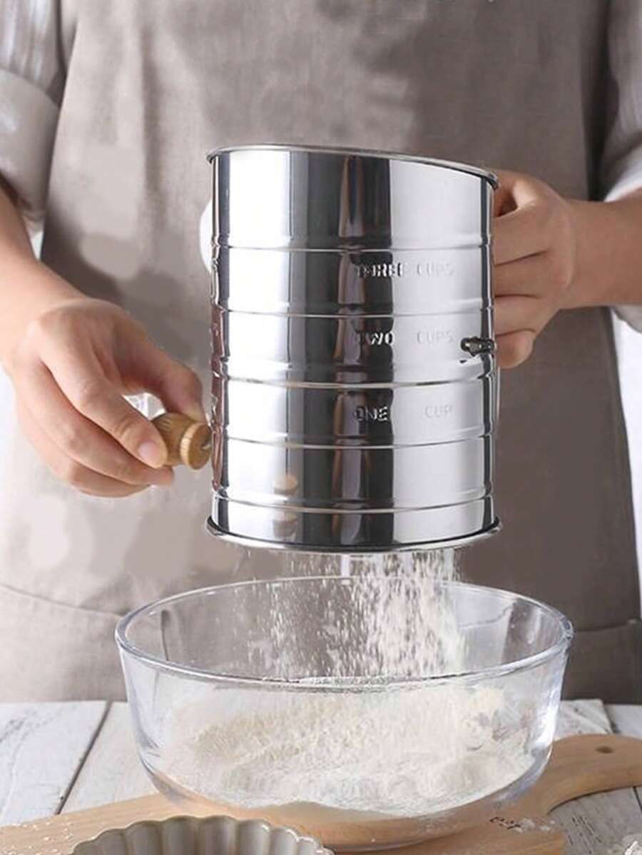 1入組不銹鋼麵粉篩