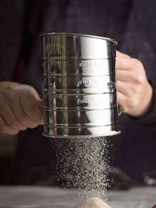 1入組不銹鋼麵粉篩