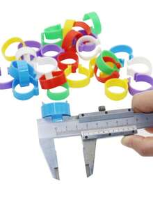 300pcs Random Color Poultry Leg Rings, Inner Diameter 2.5cm For Chicken, Duck, Goose, And Other Birds Keeping - Multicolor - View 5