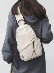 Myco Lightweight,Business Casual Small Sling Bag Casual Letter Graphic For Daily Life For Teen Girls Women College Students,Rookies & White-Collar Workers Perfect For Office,College,Work ,Business,Commute,Outdoors, Travel, Outings, Preppy Bum Bag For The First Day Of School Christmas Gift